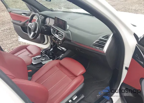 2022 BMW X3 xDrive30I z USA, uszkodzony, nr VIN 5UX53DP0XN9K26316